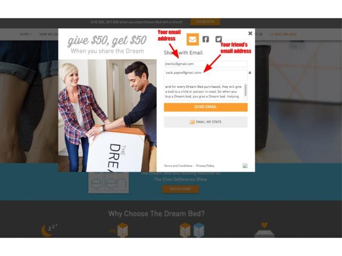 dream-bed-referral-email