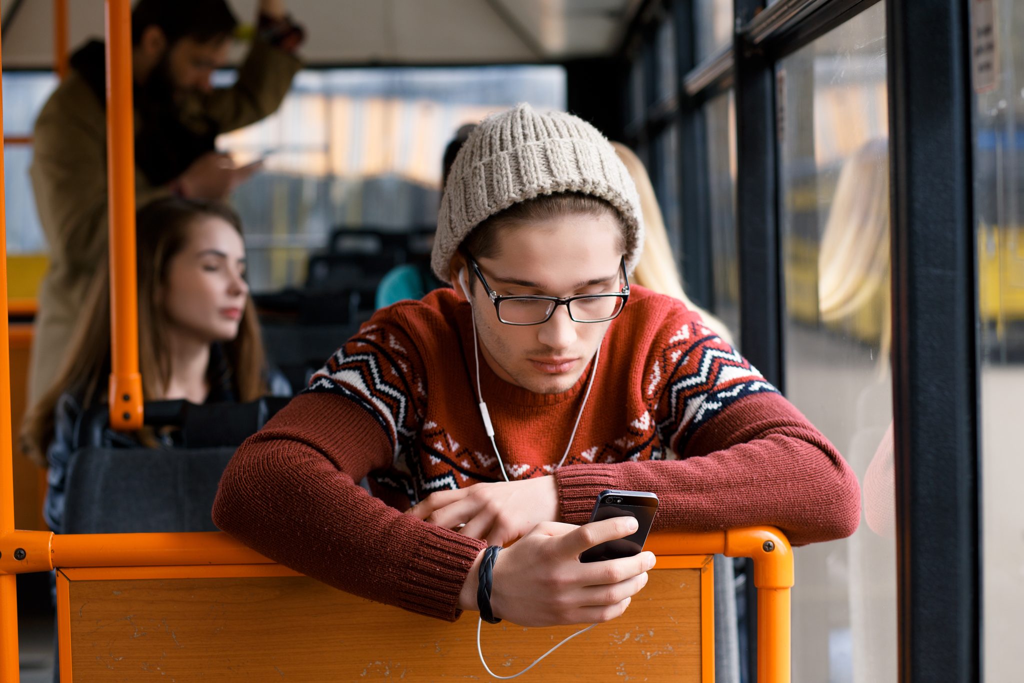 Gen Z_Boy on Bus