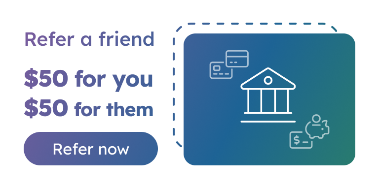 Q2 mobile banking referral promotional placement for credit union and bank referral programs