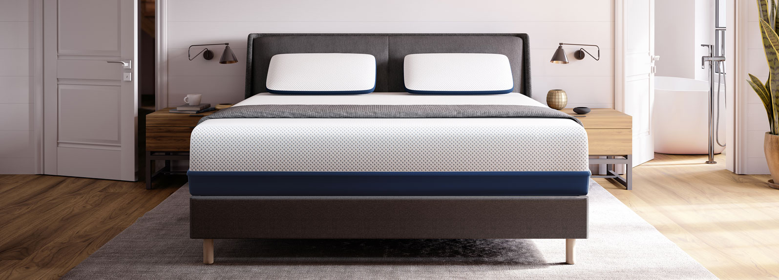 An Amerisleep mattress in a bedroom