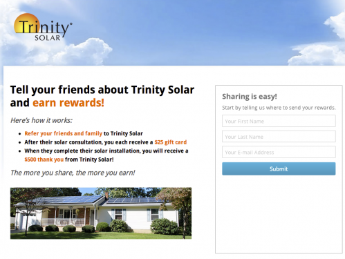 Trinity Solar Refer-a-Friend