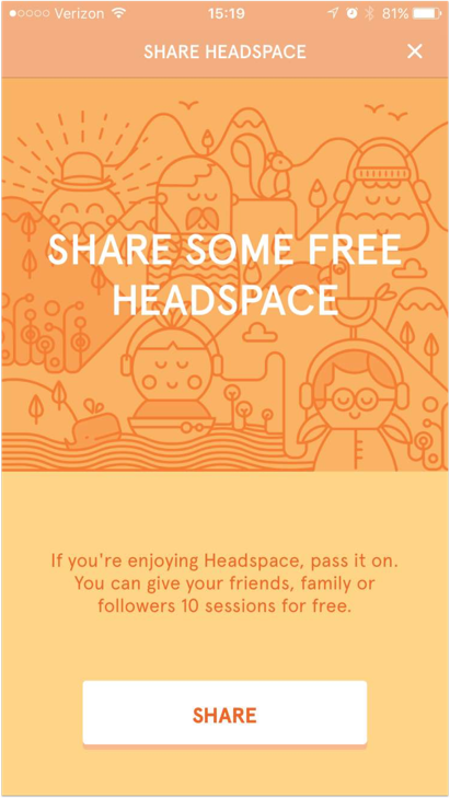 40 mobile examples headspace