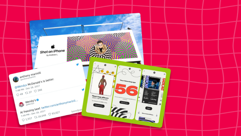 Social marketing campaign examples with screenshots