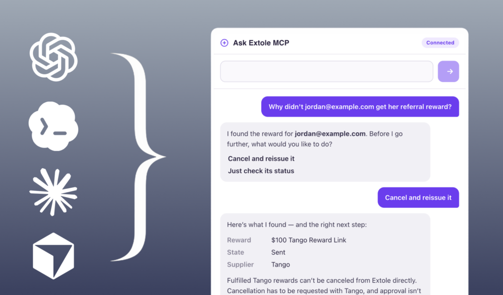 Extole MCP for AI offer management.