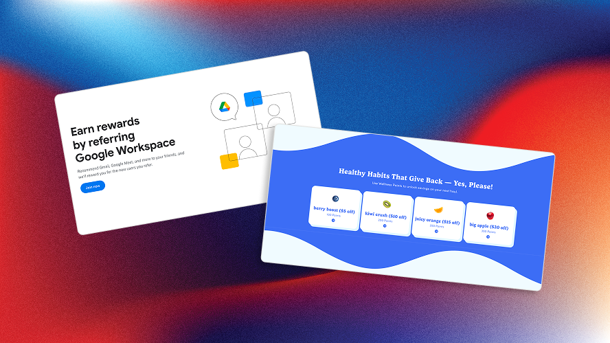 Referral landing page examples: Top referral program landing pages from ecommerce brands, fintechs, subscription brands, and more.