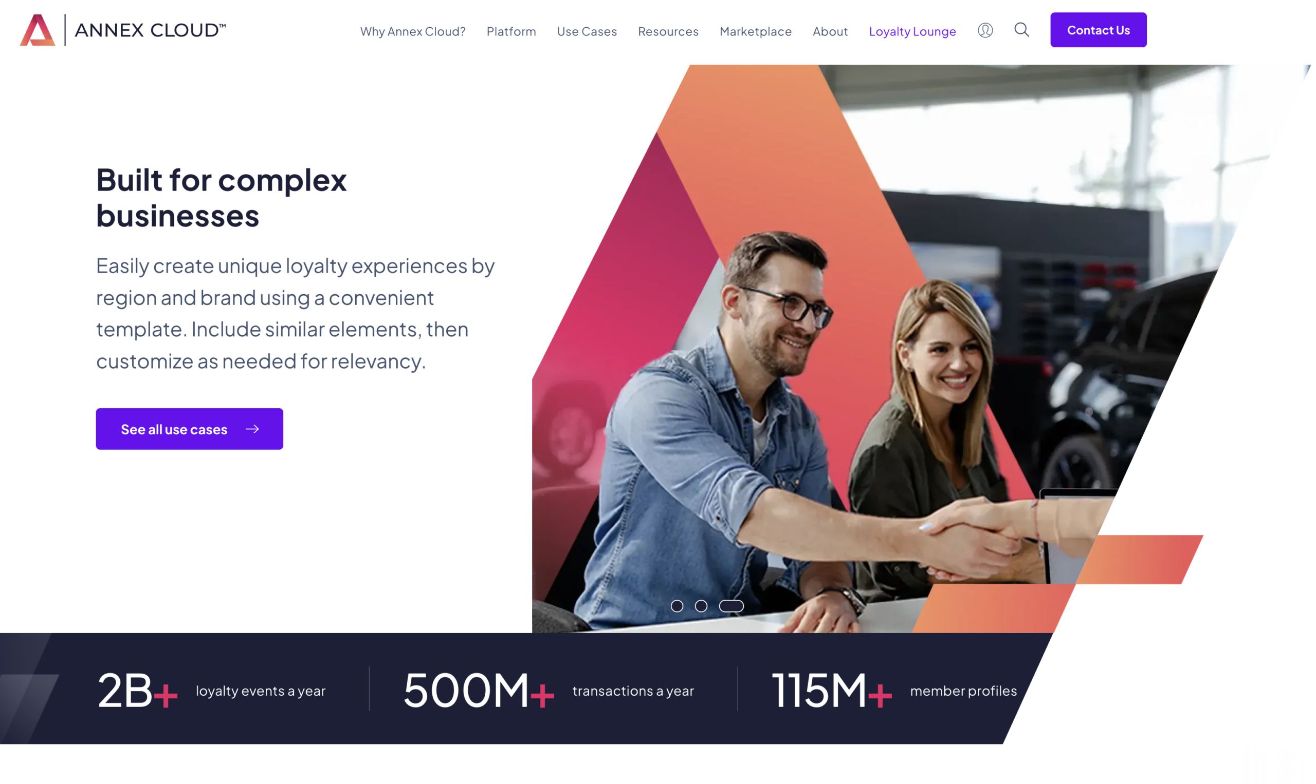 Annex Cloud customer reward program