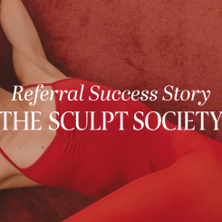 Referral marketing for premium fitness brands case study with The Sculpt Society.