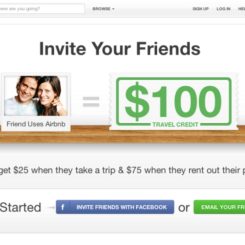 Airbnb Referral Marketing Example